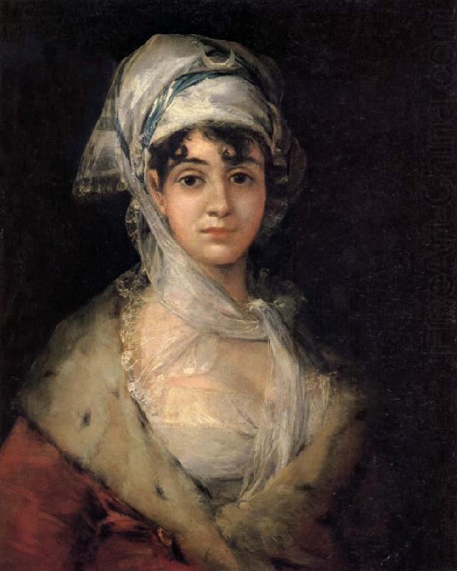 Francisco Jose de Goya Portrait of Antonia Zarate china oil painting image